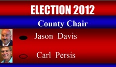 Jason Davis wins County Chair race over Carl Persis